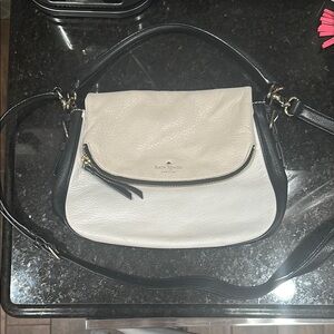Kate Spade Black and White Crossbody Bag
